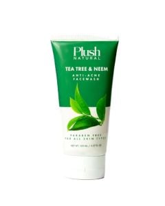 Plush natural tea tree neem face wash 150ml