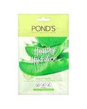 Ponds Sheet Mask 20g Aloe Vera Extract Hyaluronic Acid