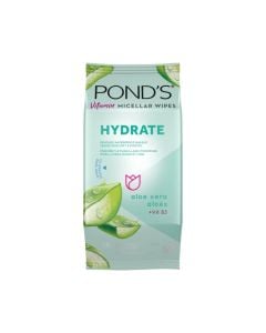 Ponds micellar wipes hydrate with alover+vitb3
