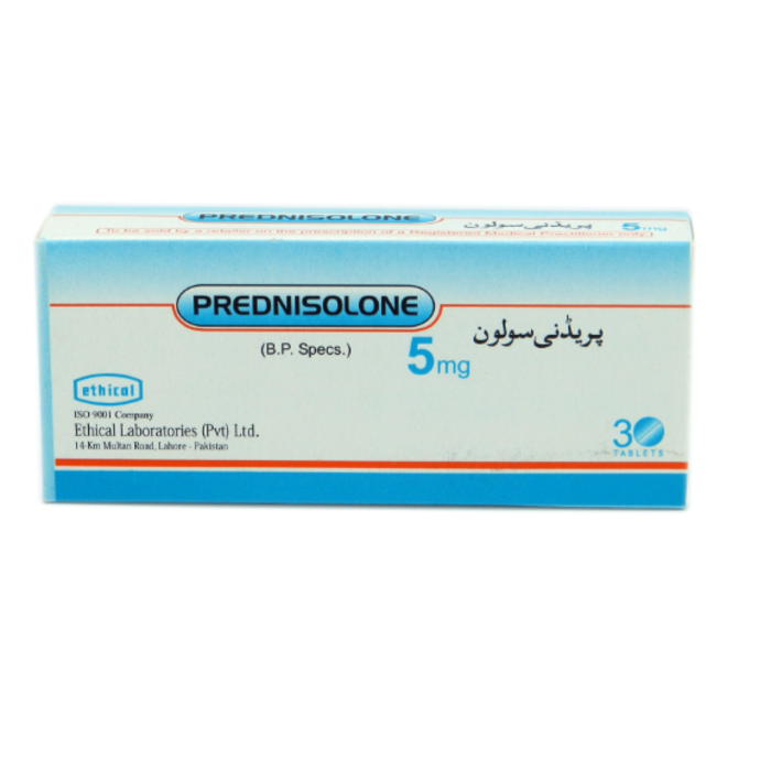 Prednisolone 5mg Tablets (30s)
