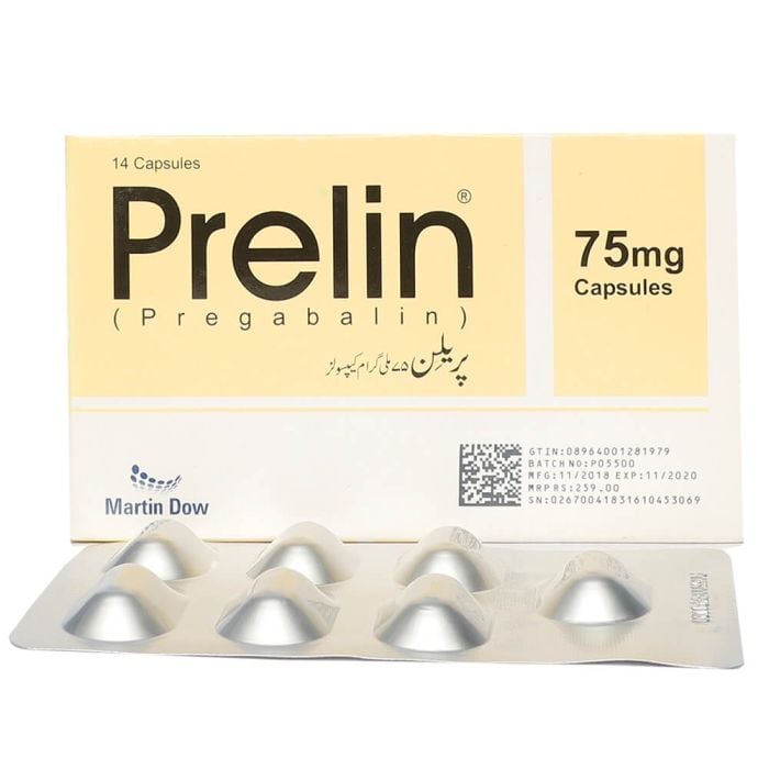 Prelin 75mg Capsules