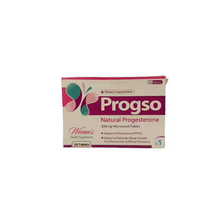 Progso Natural Progesterone Tablets 20s
