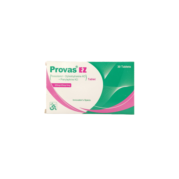 Provas Ez 325mg 25mg 5mg Tablets