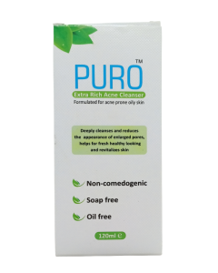 Puro Extra Rich  Acne Cleanser 120ml