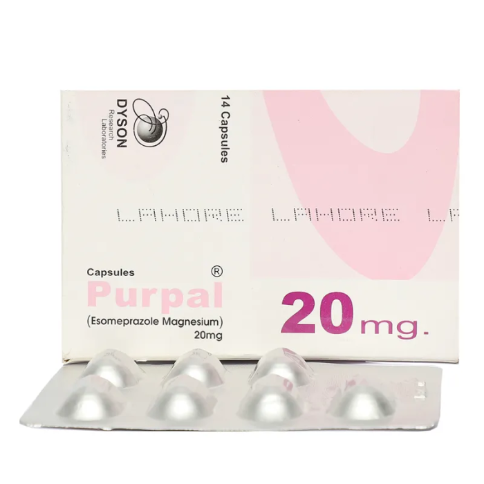 Purpal 20mg Capsules