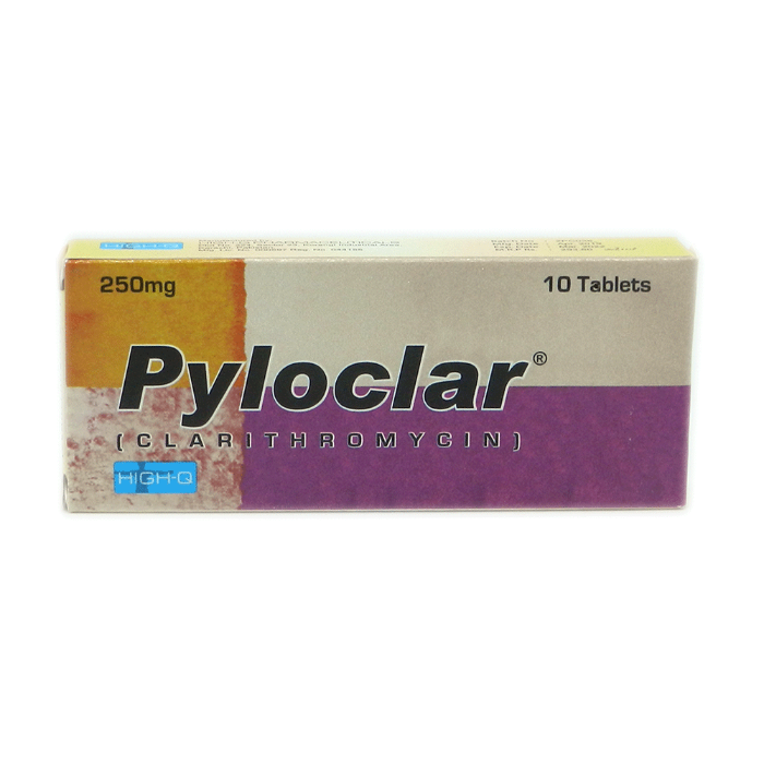 Pyloclar 250mg Tablets (10s)