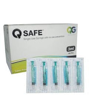 Q Safe 3ml Safety Syringe