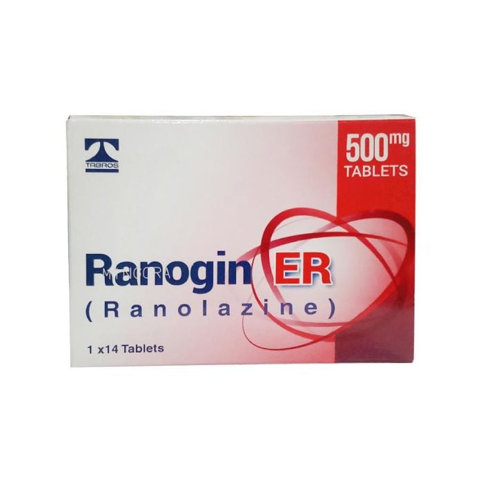 Ranogin Er 500mg Tab 14s
