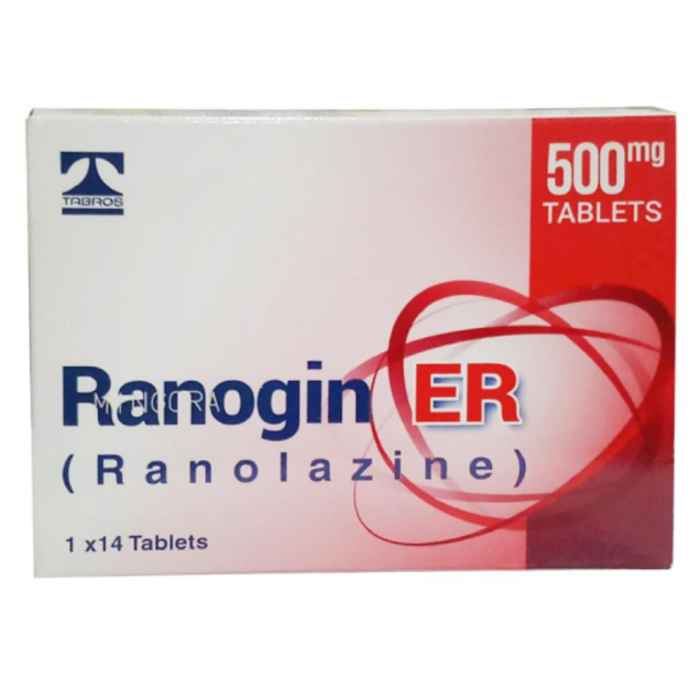 Ranogin Er 500mg Tablets (14s)