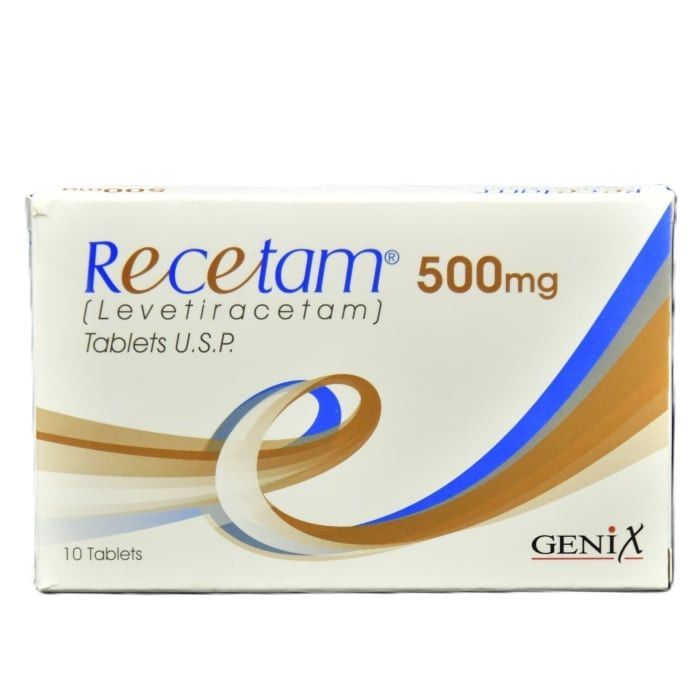 Recetam 500mg Tablets (10s)