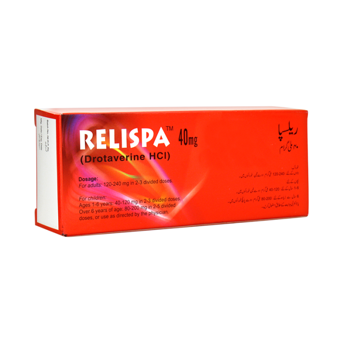 Relispa 40mg Tablets