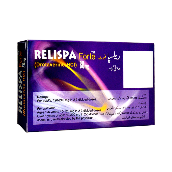 Relispa Forte 80mg Tablets