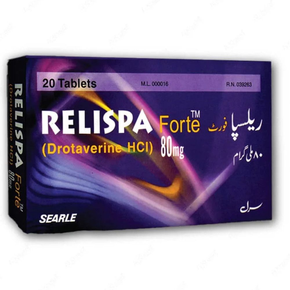 Relispa Forte 80mg Tablets (20s)