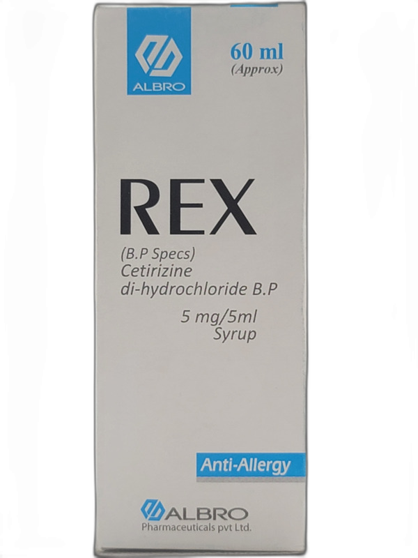Rex 5mg/5ml 60ml Syrup