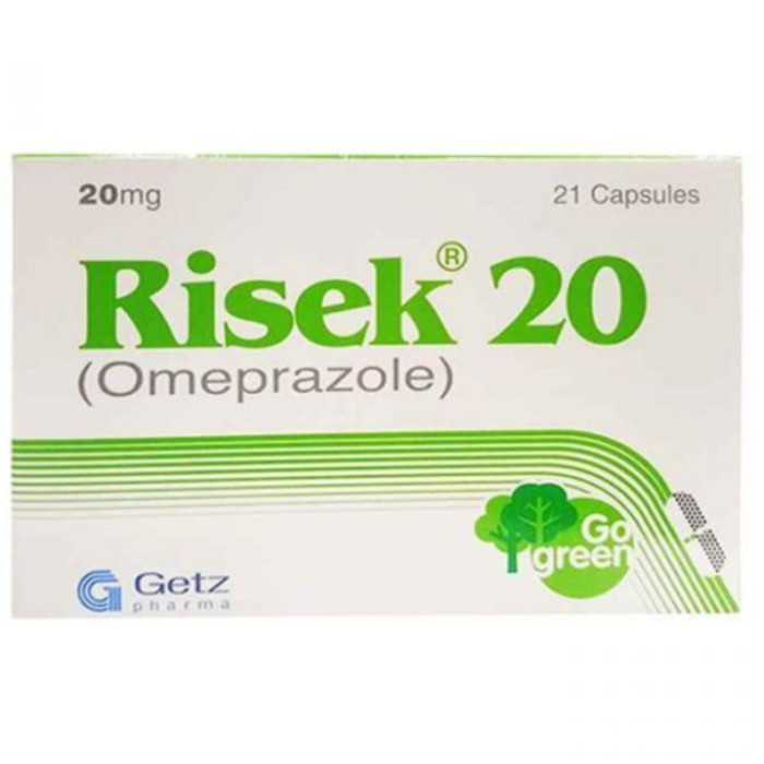 Risek 20mg Capsules (21s)