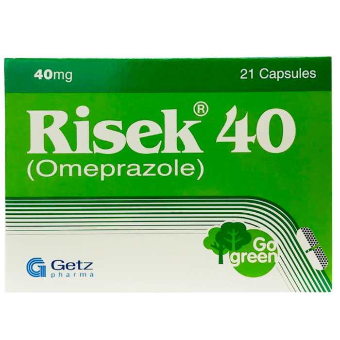 Risek 40mg Capsules (21s)