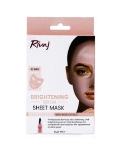 Rivaj Uk Brightening Serum Sheet Mask 3x25ml