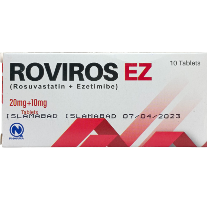 Roviros Ez 20mg/10mg Tablets (10s)