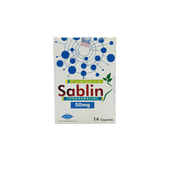 Sablin 50mg Capsules 14s