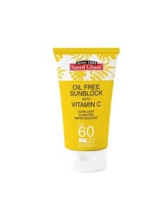 Saeed Ghani Oil Free Sunblock 60ml Vitamin C Spf60