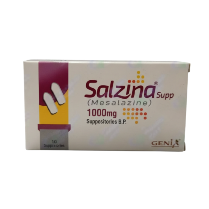 Salzina 1000mg Suppositories (10s)