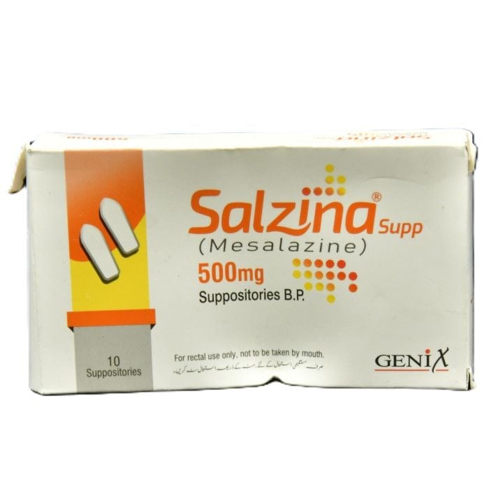 Salzina 500mg Suppositories (10s)
