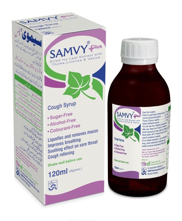 Samvy Plus Cough 120ml Syrup