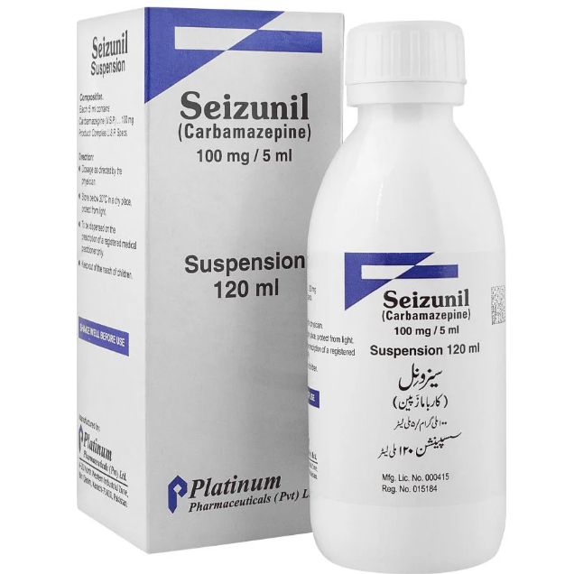 Seizunil 100mg/5ml Suspension 120ml