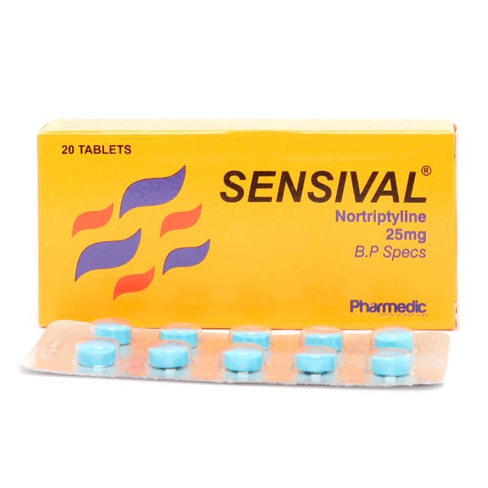 Sensival 25mg Tablets