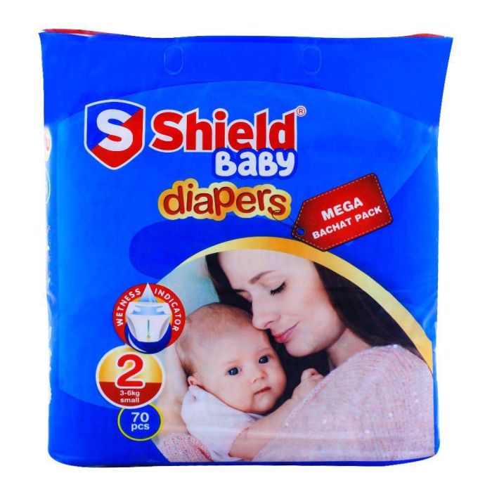 Shield Baby Diapers 2 Small 3-6kg 70pcs