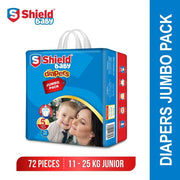 Shield Baby Diapers Medium 4-9kg 44s