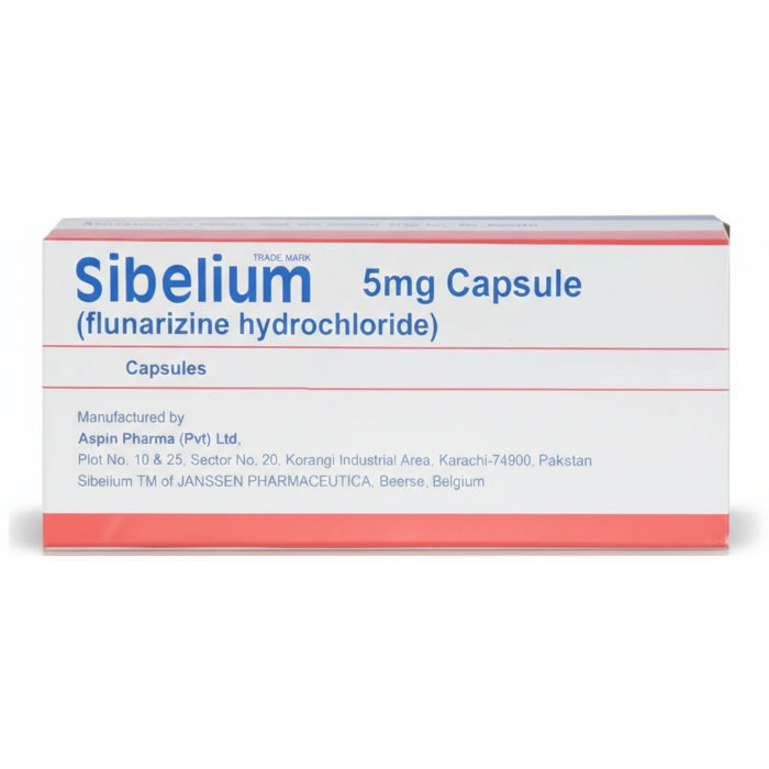 Sibelium 5mg Capsules (30s)