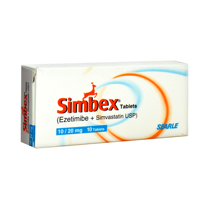 Simbex 10 20mg Tablets
