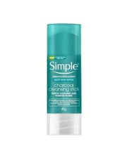 Simple Charcoal Cleansing Stick 45g Sensitive Skin Experts