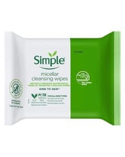 Simple Cleansing Wipes 25cs Kind To Skin Micellar