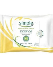 Simple Cleansing Wipes 25cs Kind To Skin Radiance