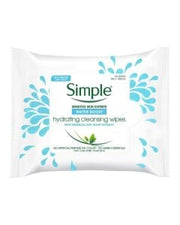 Simple Cleansing Wipes 25cs Water Boost