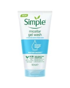 Simple Facial Wash 150ml Water Boost Micellar