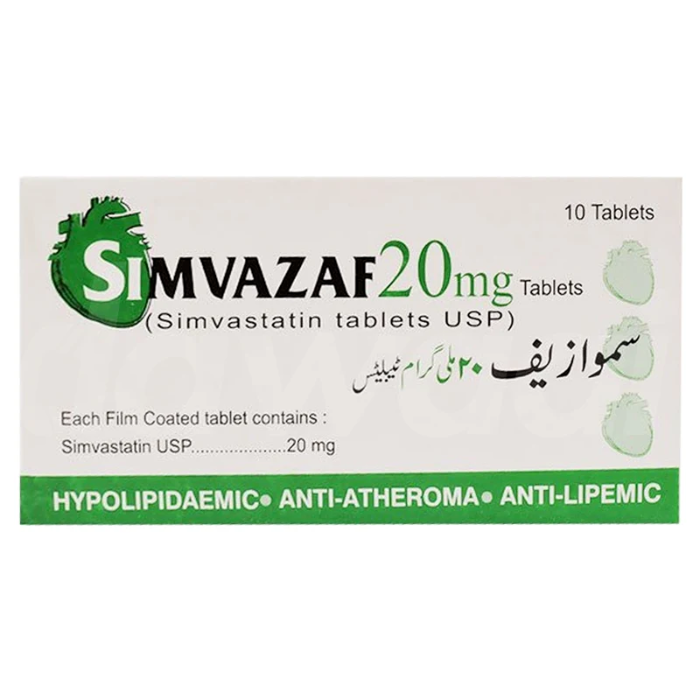 Simvazaf 20mg Tablets (10s)