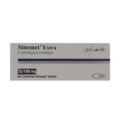 Sinemet Extra 25mg 100mg Tablets