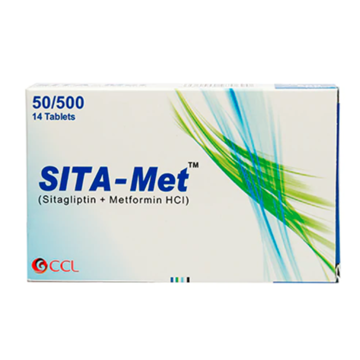 Sita Met 50mg/500mg Tablets (14s)