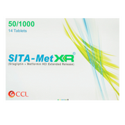 Sita Met XR 50mg/1000mg Tablets (14s)