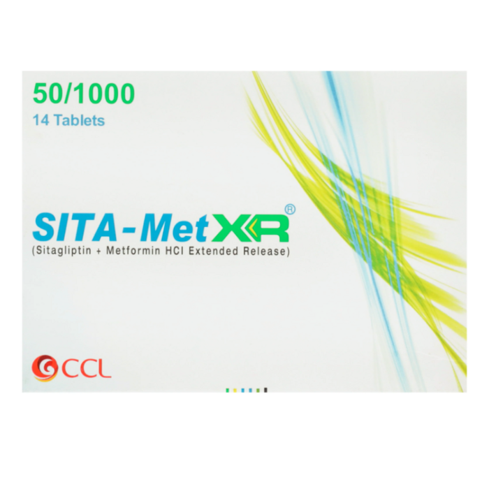 Sita Met XR 50mg/1000mg Tablets (14s)