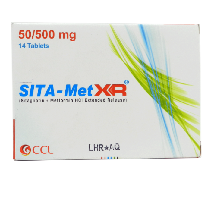 Sita Met XR 50mg/500mg Tablets (14s)