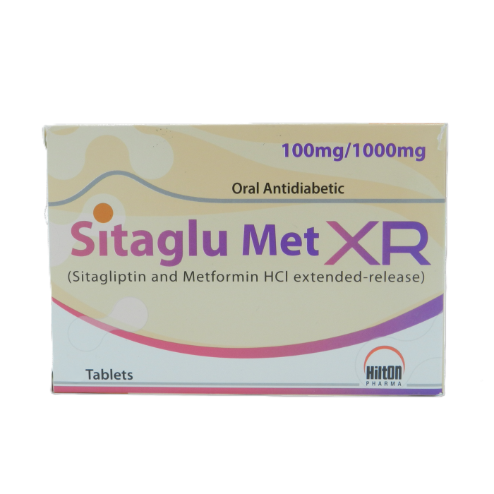 Sitaglu Met Xr 100mg 1000mg Tablets 28s