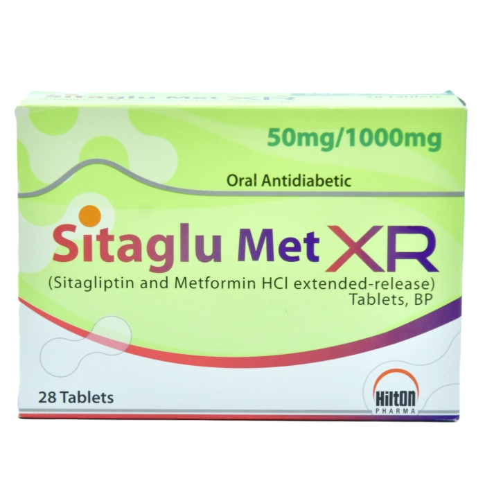 Sitaglu Met XR 50mg/1000mg Tablets (28s)