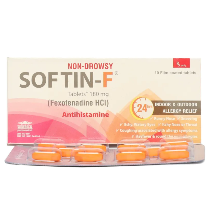 Softin F 180mg Tablets (10s)