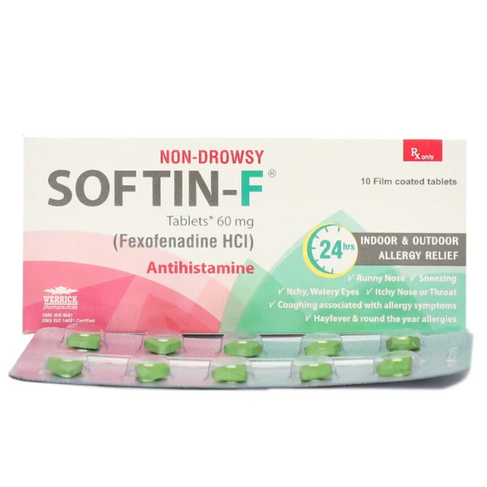 Softin F 60mg Tablets (10s)