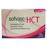 Sofvasc Hct 10mg/160mg/25mg Tablets