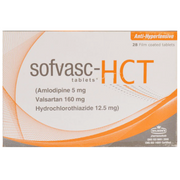 Sofvasc Hct 5mg/160mg/12.5mg Tablets (28s)